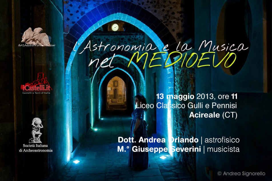l'Astronomia e la Musica nel Medioevo - Acireale (Catania, Sicilia)