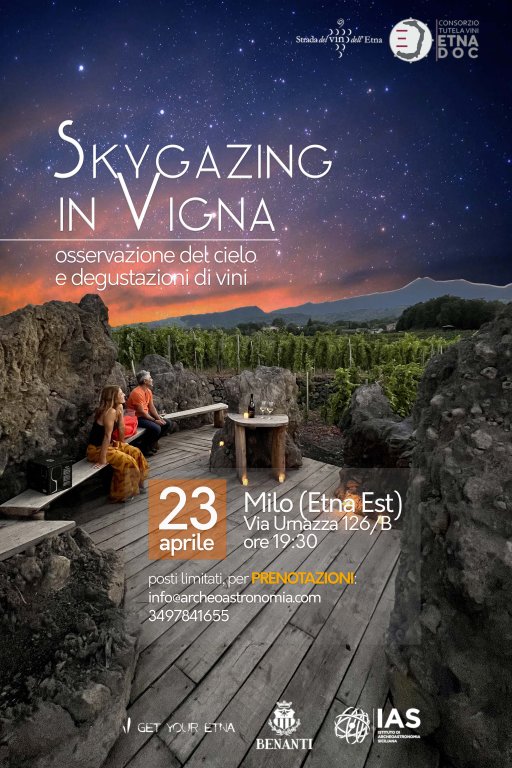 Skygazing in Vigna a Rinazzo (Milo - Etna Est) | domenica 23 aprile 2023