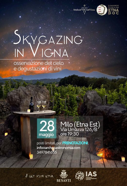 Skygazing in Vigna a Rinazzo (Milo - Etna Est) | domenica 28 maggio 2023