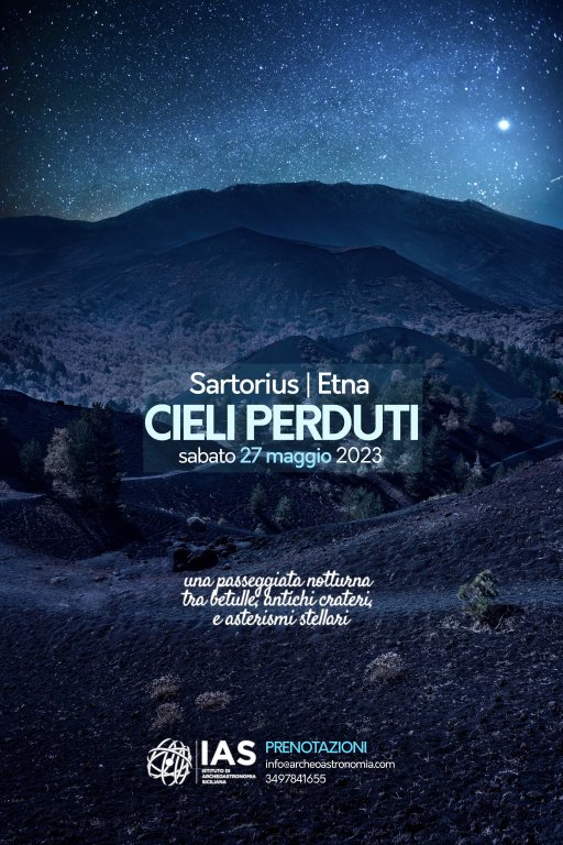 Cieli Perduti | Sartorius Etna - sabato 27 maggio 2023